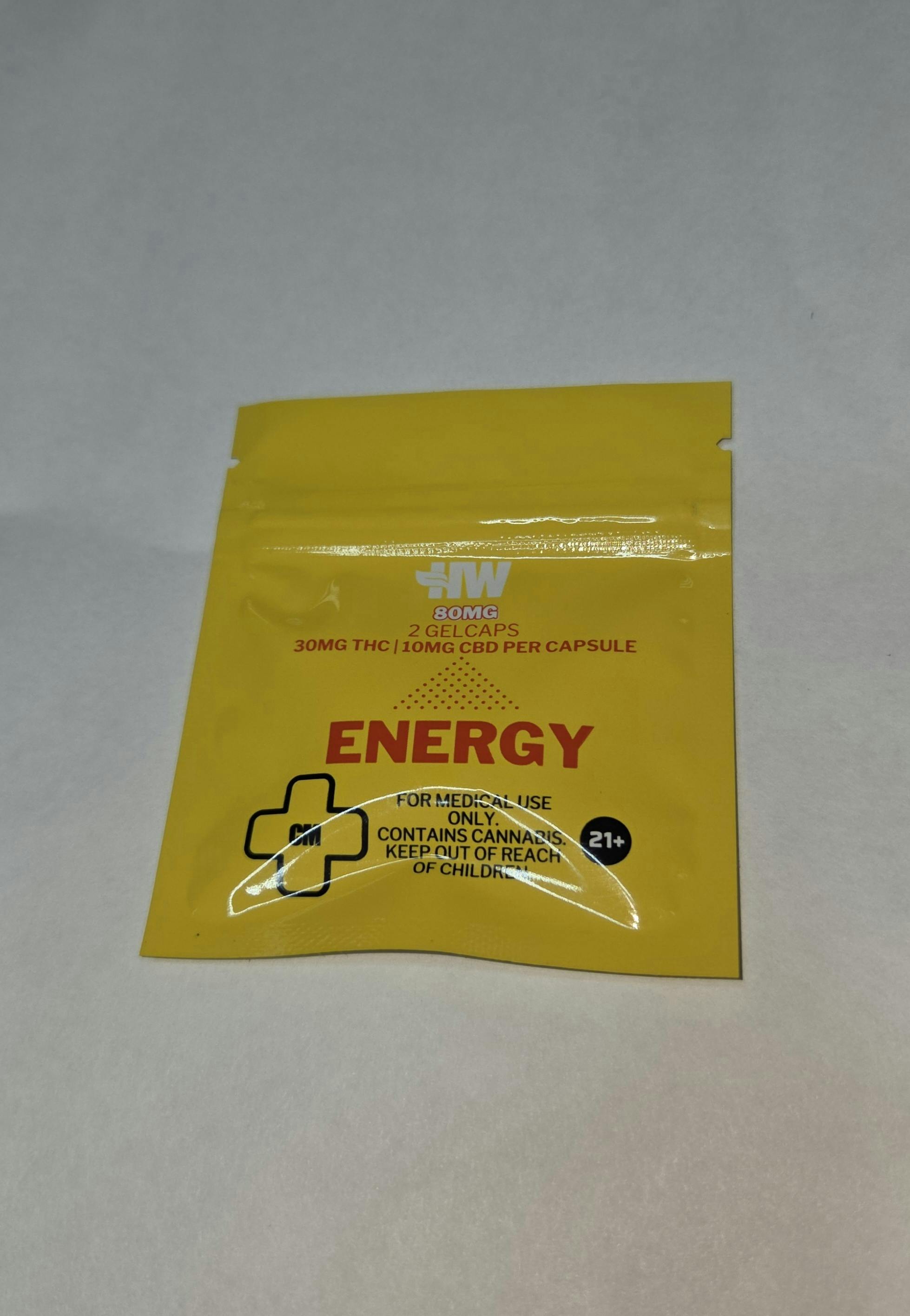 Hw Energy Capsules 80mg