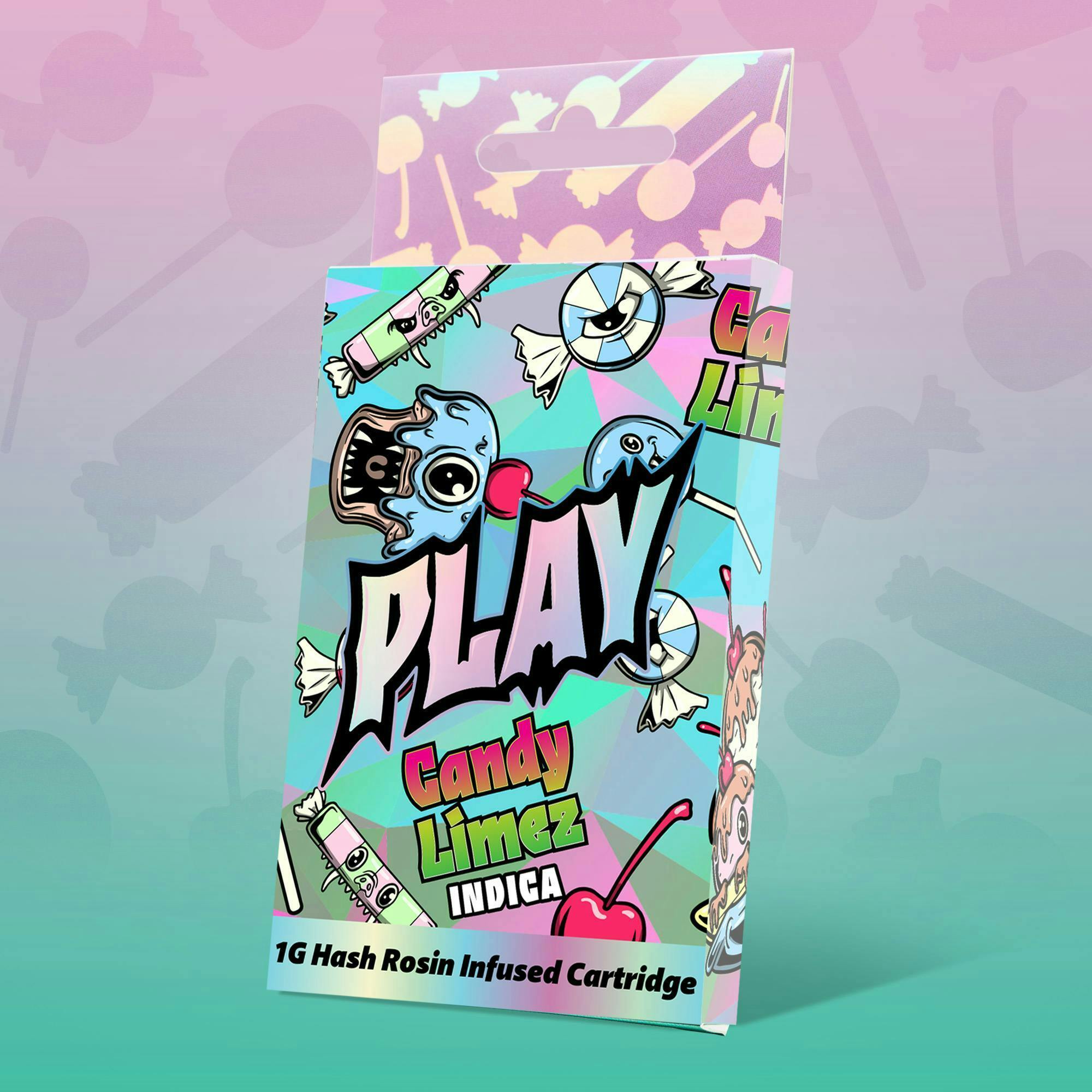Candy Limez ━ 1g Hash Rosin Infused ━ 510 Cart ━ Play