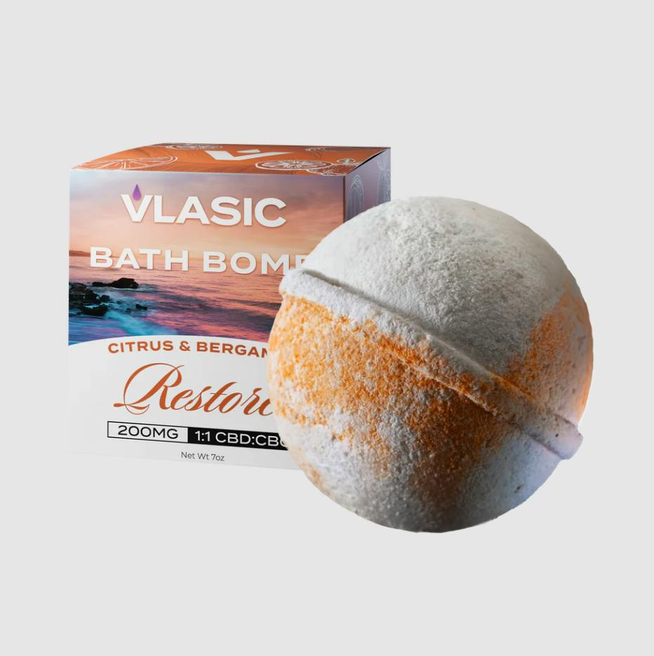 CBD/CBG Restore Bath Bomb