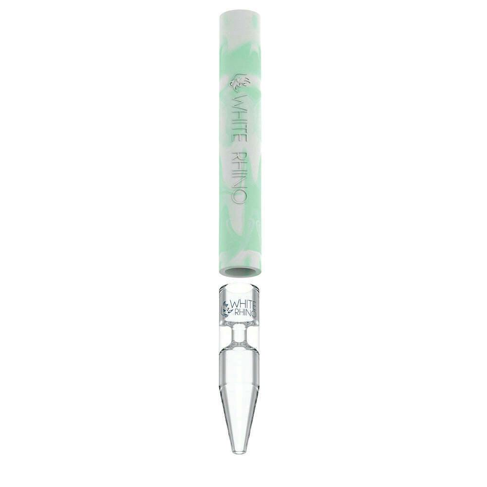 White Rhino | Flip Straw | Chillum + Dab Straw