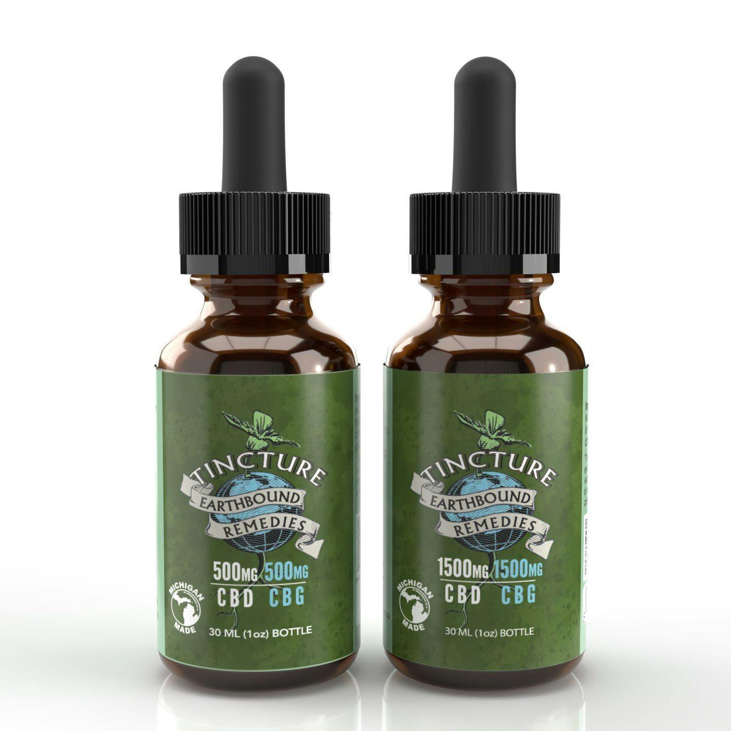 Earthbound Remedies - 3000MG 1:1 CBD:CBG Tincture