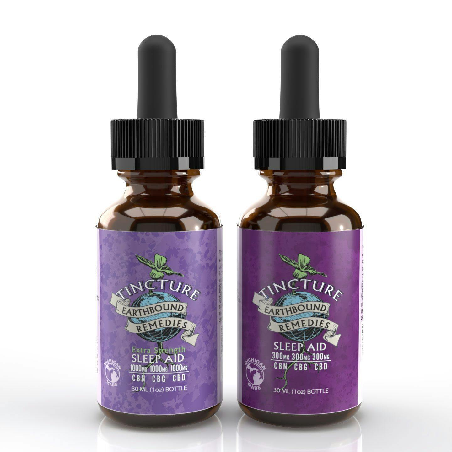 Earthbound Remedies - 3000MG 1:1:1 CBN:CBG:CBD Tincture SLEEP