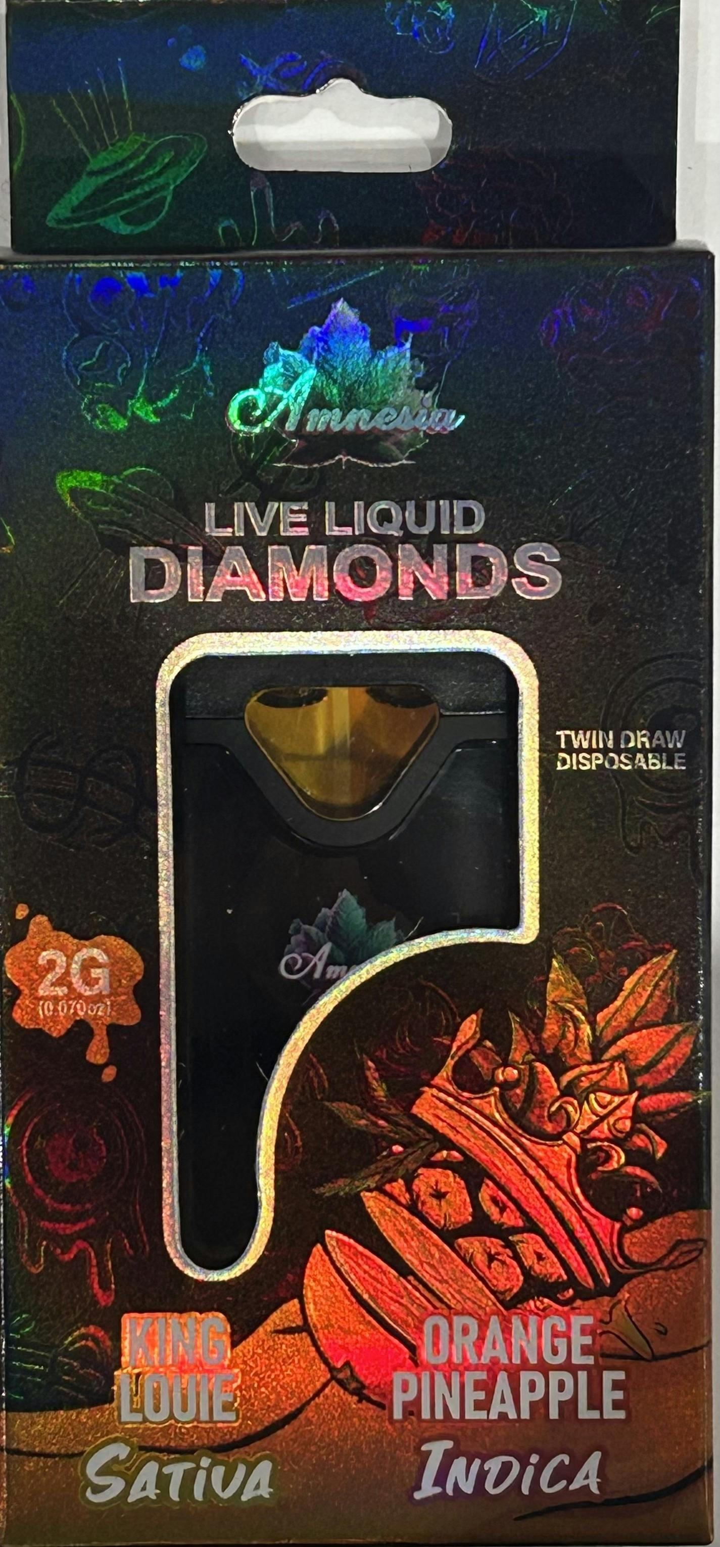 King Louie x Orange Pineapple | Liquid Diamond Disposable | 2g