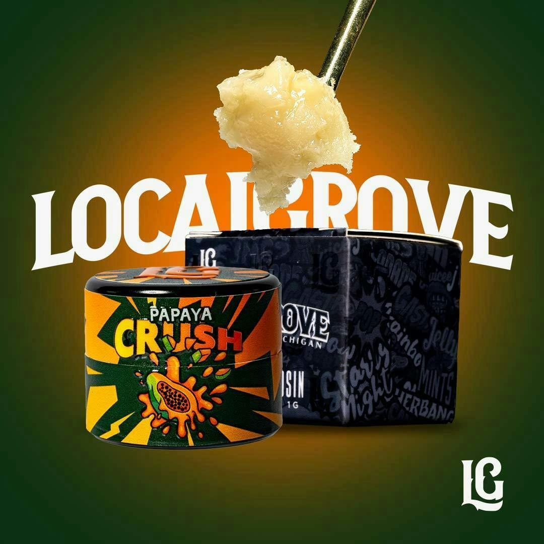 Local Grove Live Hash Rosin Badder | Papaya Crush | 1G