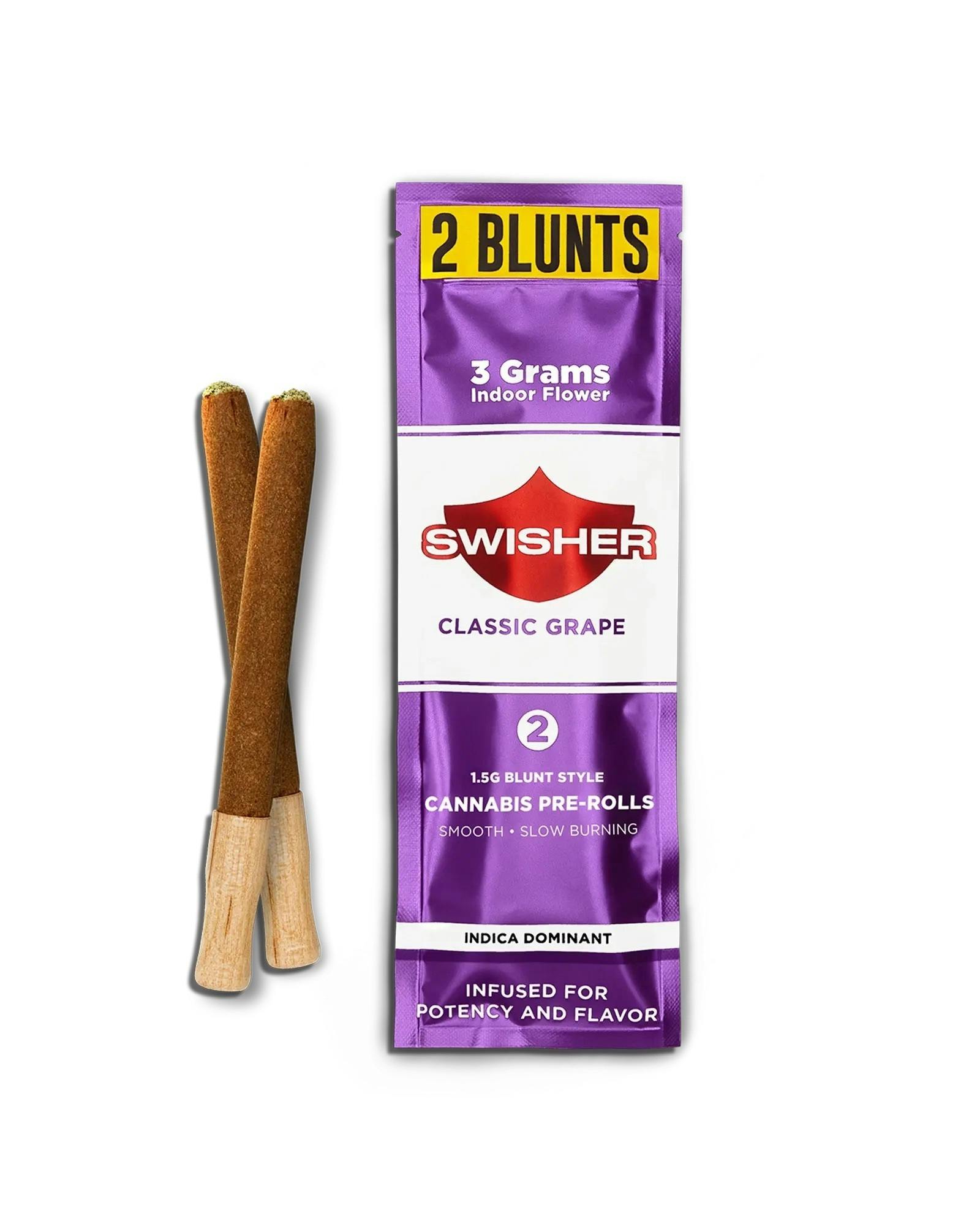 Classic Grape | Infused Blunts | 1.5g ea | 2pk