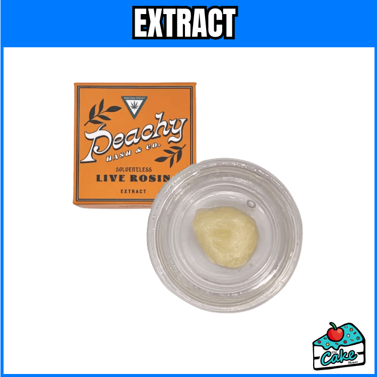 Peachy - 1G Live Rosin - Black Triangle