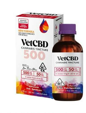 Vet CBD - 10:1 Extra Strength Tincture 2oz 50mg