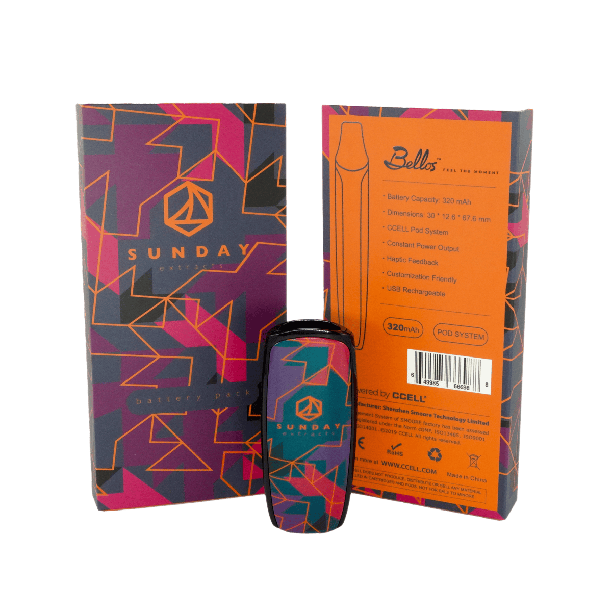 Bellos Battery Pack - Yellow Tropical