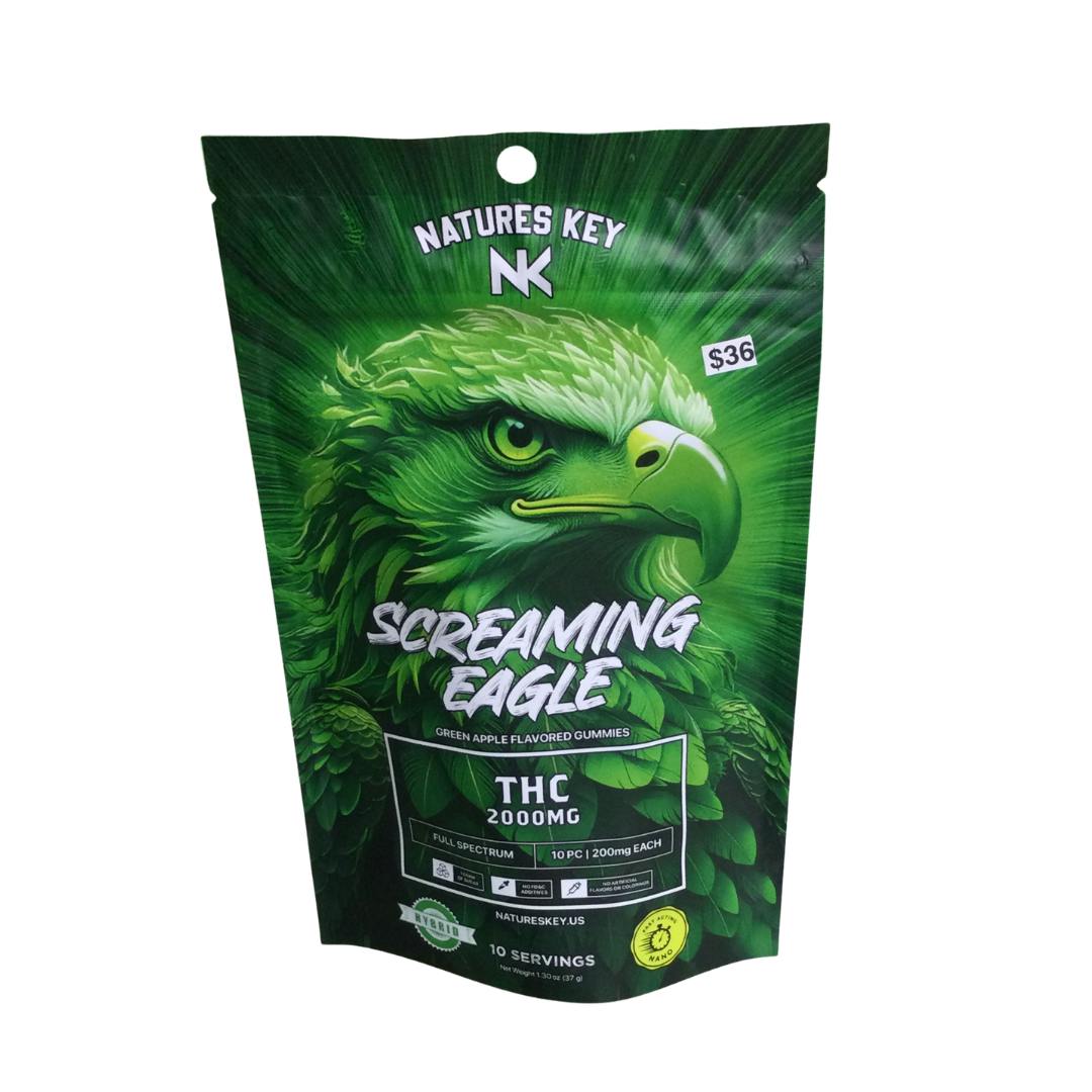 NATURE'S KEY| Screamin Eagle Apple | 2000mg Hybrid - Gummies