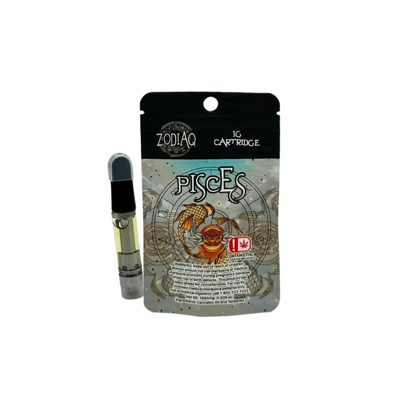 Zodiaq - 1g Cart - Pisces - Orange Pineapple at Reefer Joe's