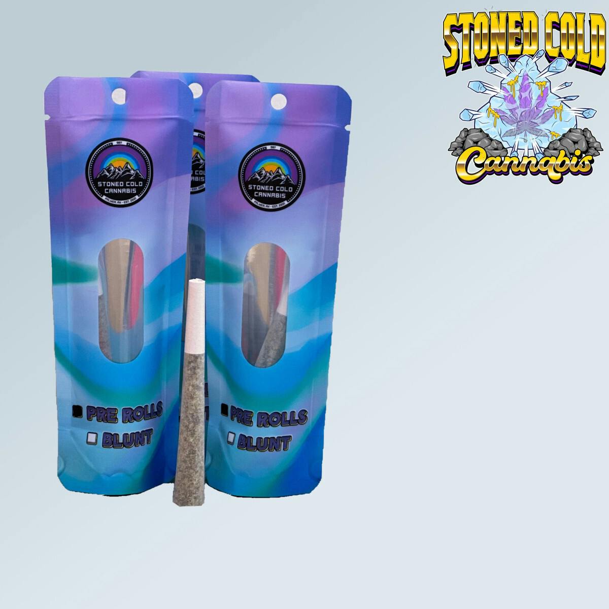 Stoned Cold Cannabis | Mendo Grapes x Apple Fresa | Infused Joint | 0.5g