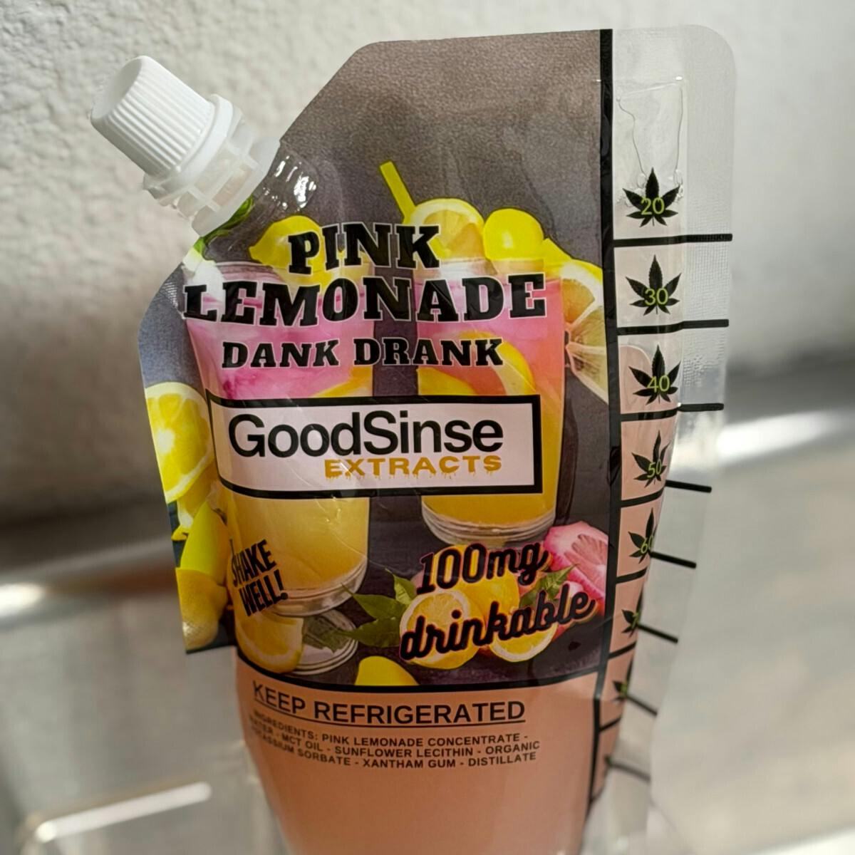 Good Sinse Pink Lemonade Dank Drank - 100mg