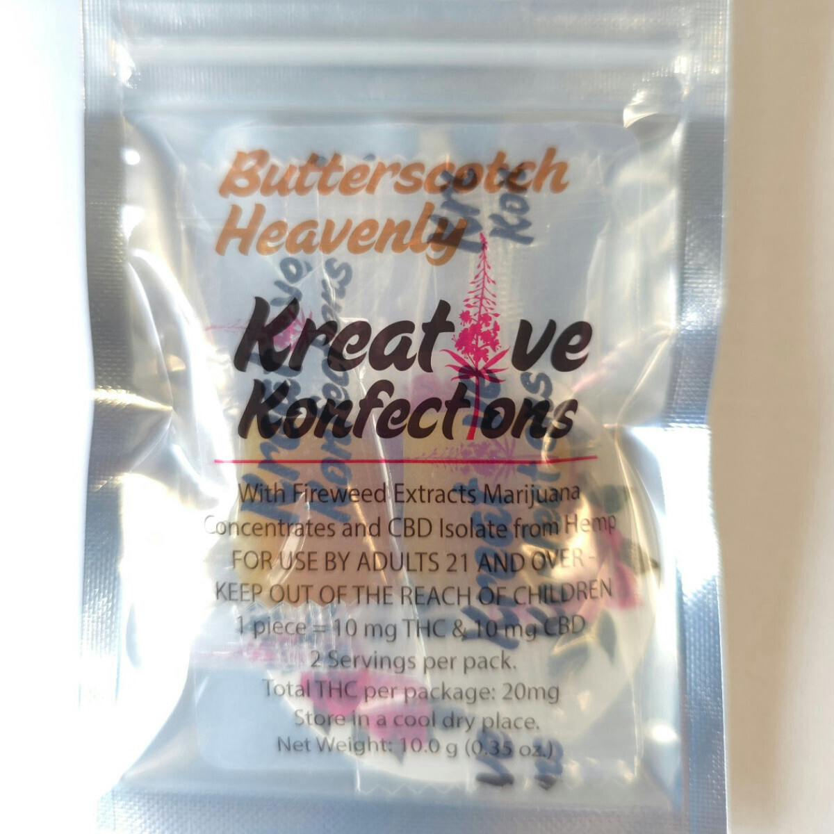 Kreative Konfections Butterscotch Heavenly 20mg
