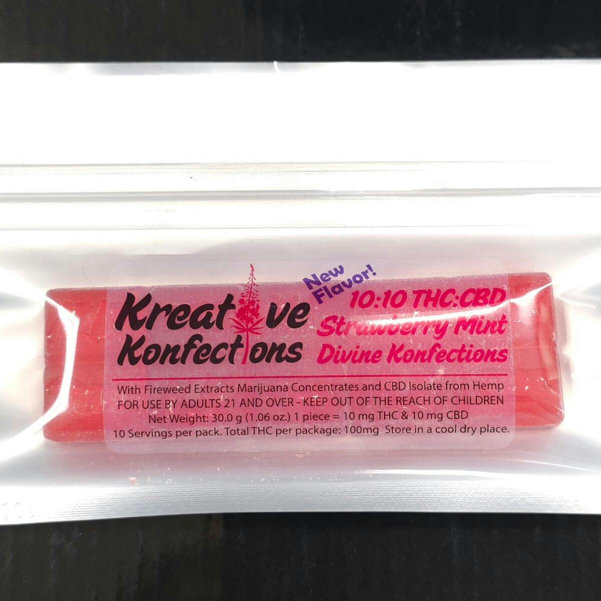 Kreative Konfections Strawberry Mint Divine (hybrid) 100mg