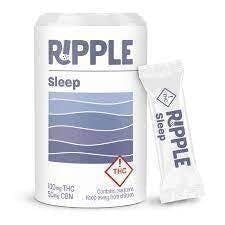 Ripple: Sleep - 2:1 THC/CBN - (10) 10mg Packets - 100mg Quick Dissolve Powder - Indica