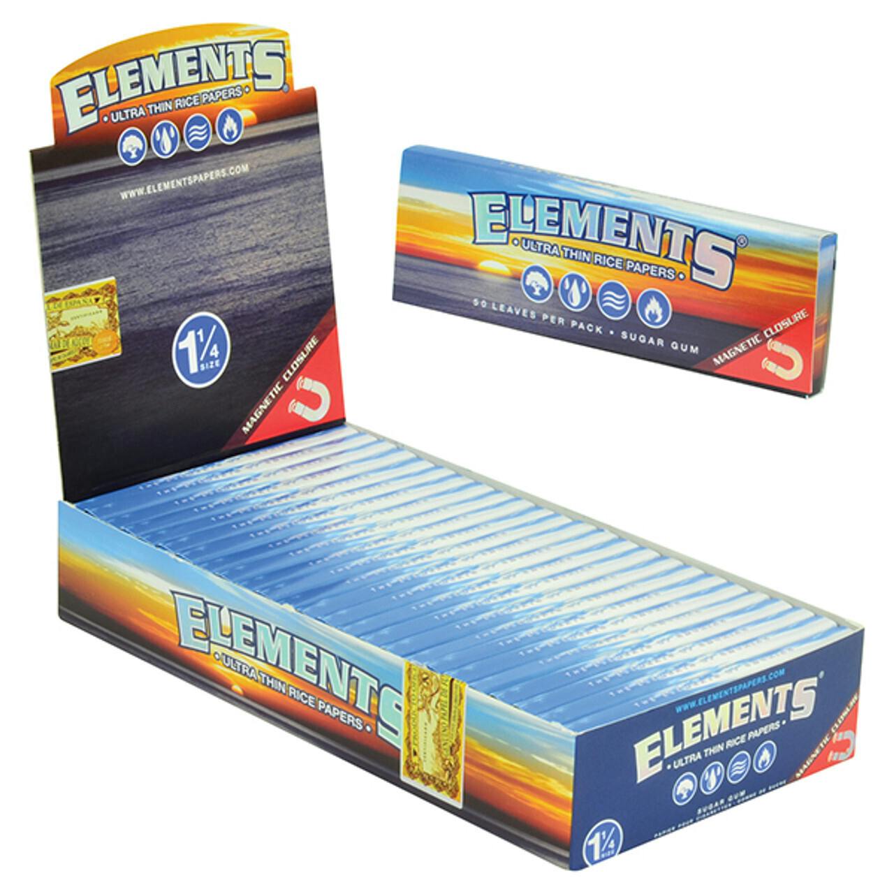 Elements Rice Smoking 1 1/4 Accessories