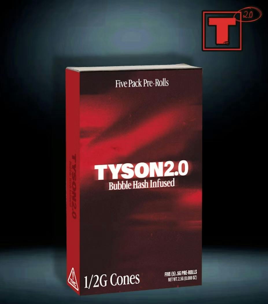 Southern Sky: Tyson Pound for Pound - (5) 0.5g Infused PreRolls - 2.5g - Indica