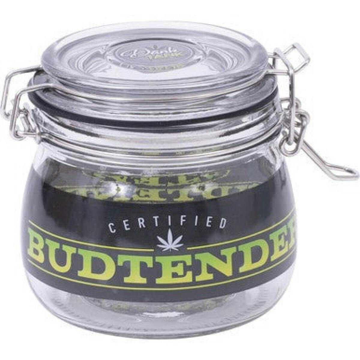 Fujima: 500ml Black Budtender Glass Jar
