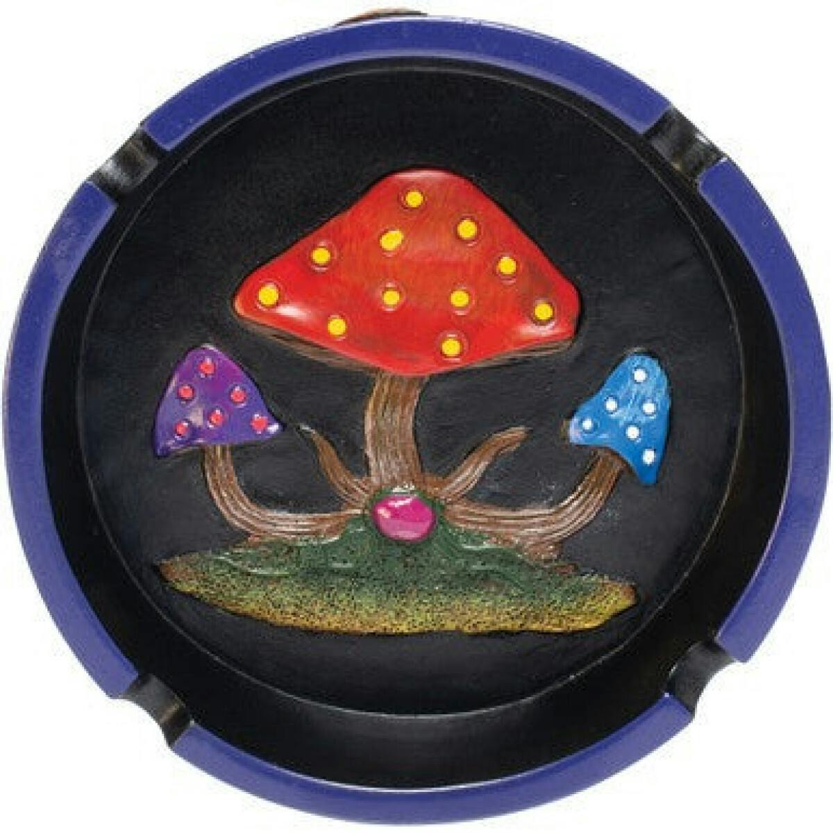 Fujima: Big 6" Round Mushroom Polystone Ashtray