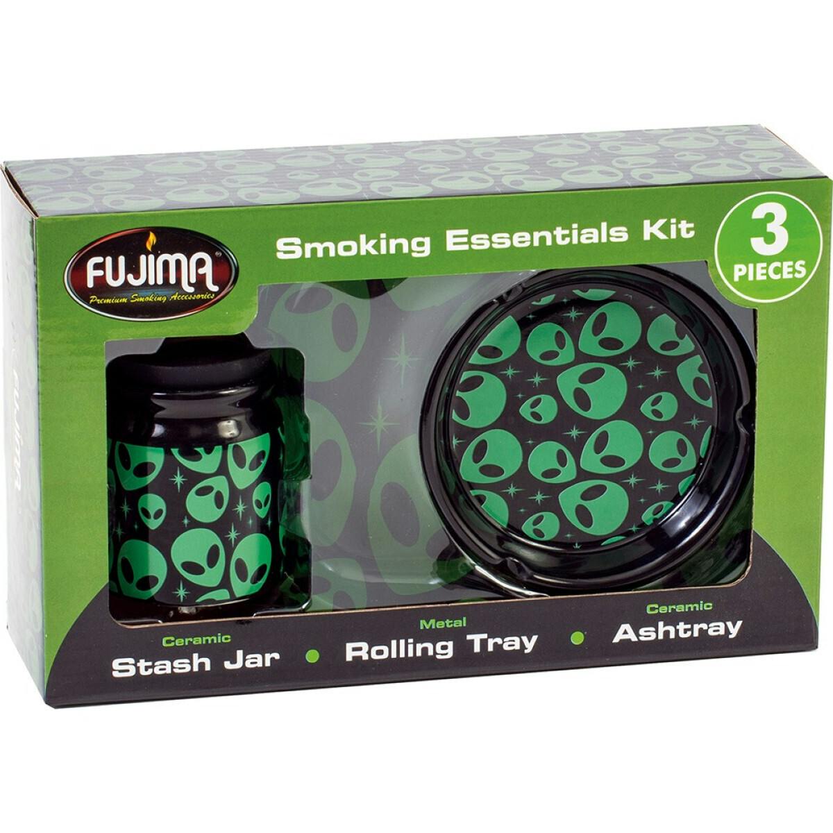 Fujima: Alien Gift Set - Ashtray, Stash Jar, & Rolling Tray
