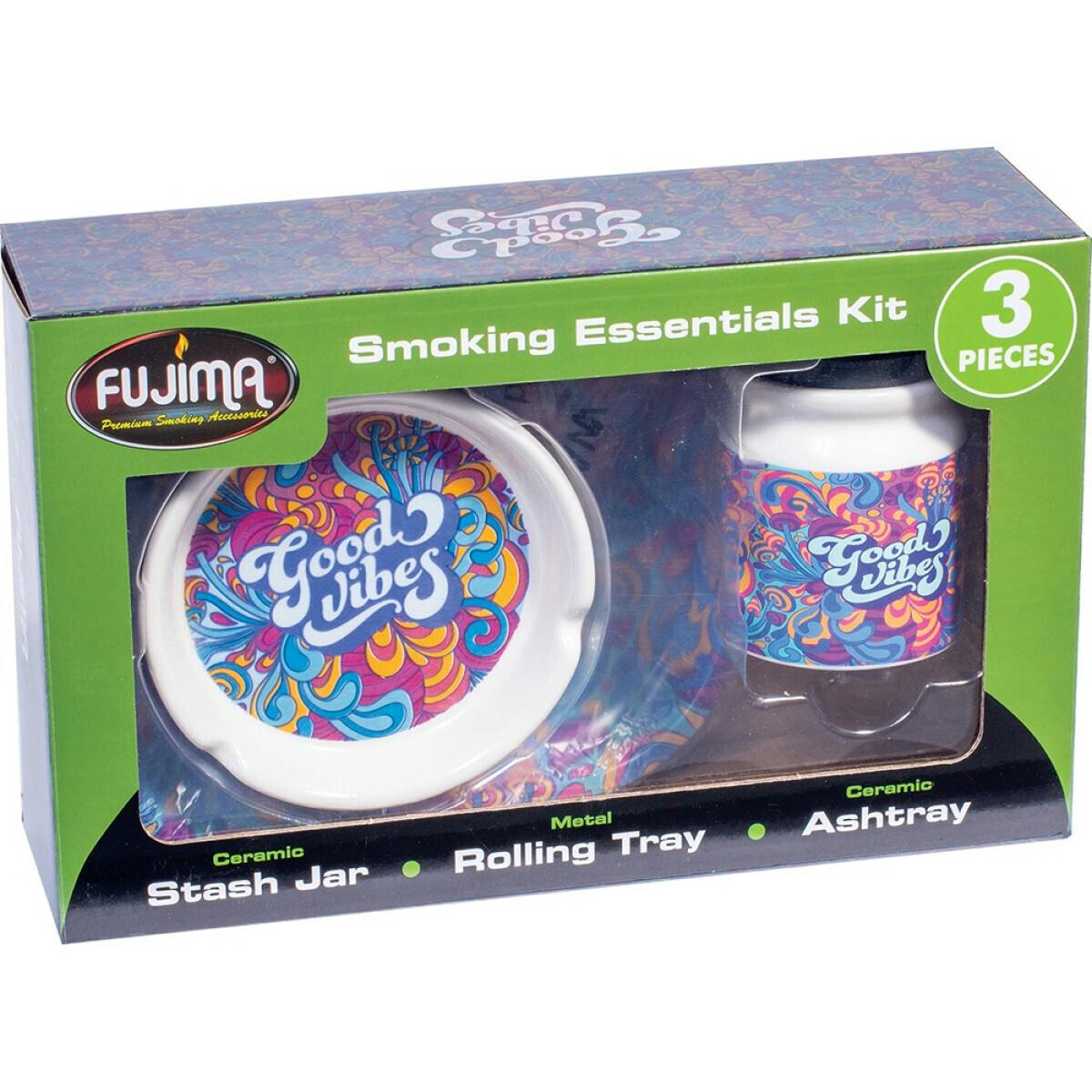 Fujima: Good Vibes Gift Set (Ashtray, Stash Jar, & Rolling Tray)