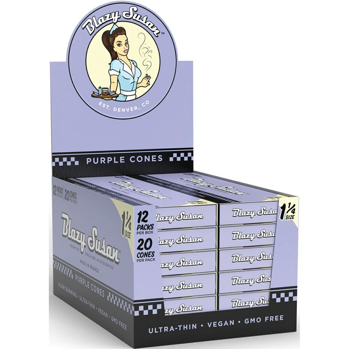 Blazy Susan: Purple Cones 1 1/4 - 20pk