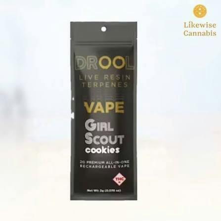 Drool: Girl Scout Cookies - 1g Live Resin Disposable Vape - Hybrid