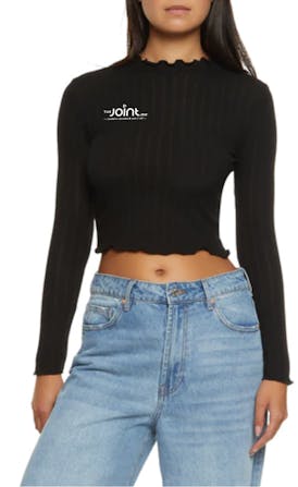 The Joint Knitted Shirt (BLACK, L)