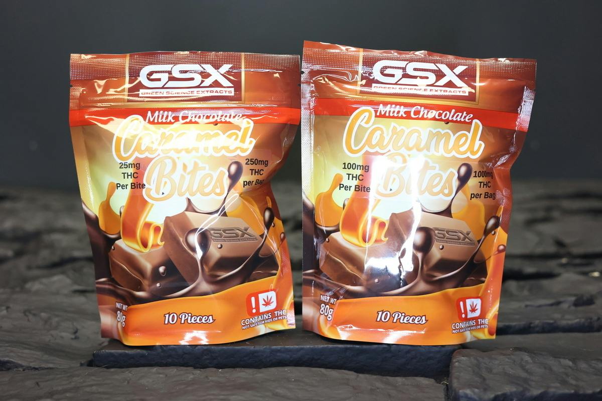 Caramel Chocolate Bites | Chocolates | 10pk | 100mg/ea