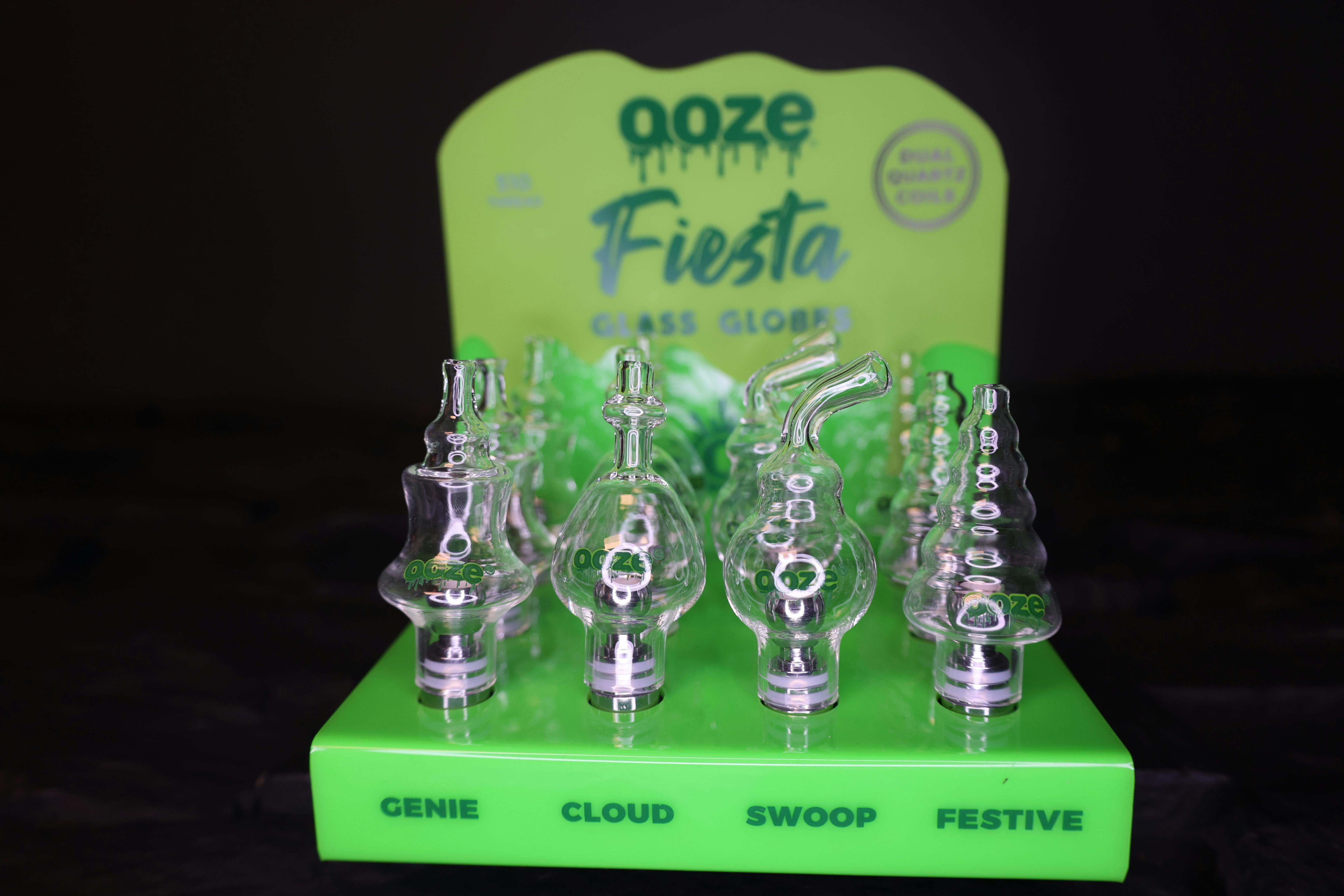 Ooze - Fiesta Globe - Dual Quartz - 510 Thread | Accessories
