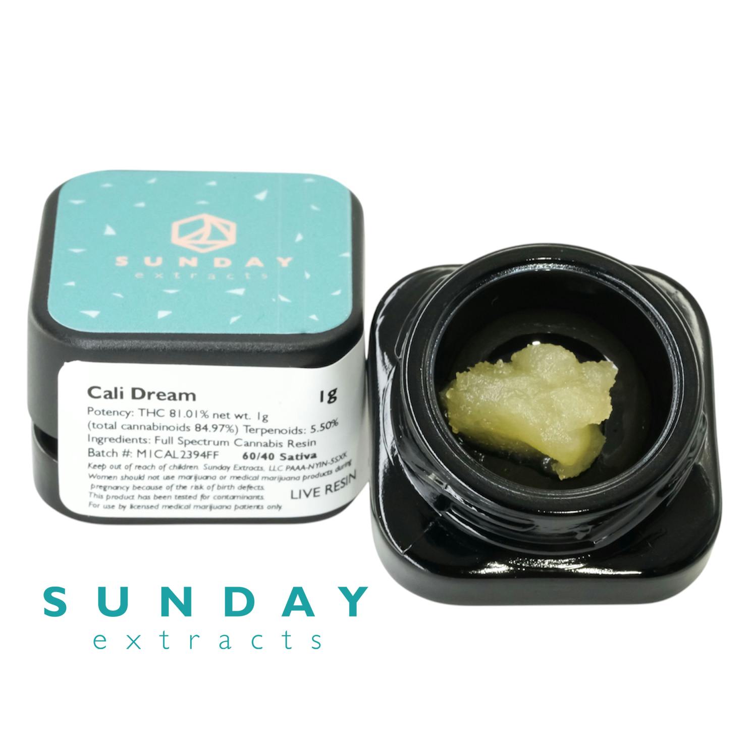 Cali Dream | Concentrate | 1g by Sunday Extracts
