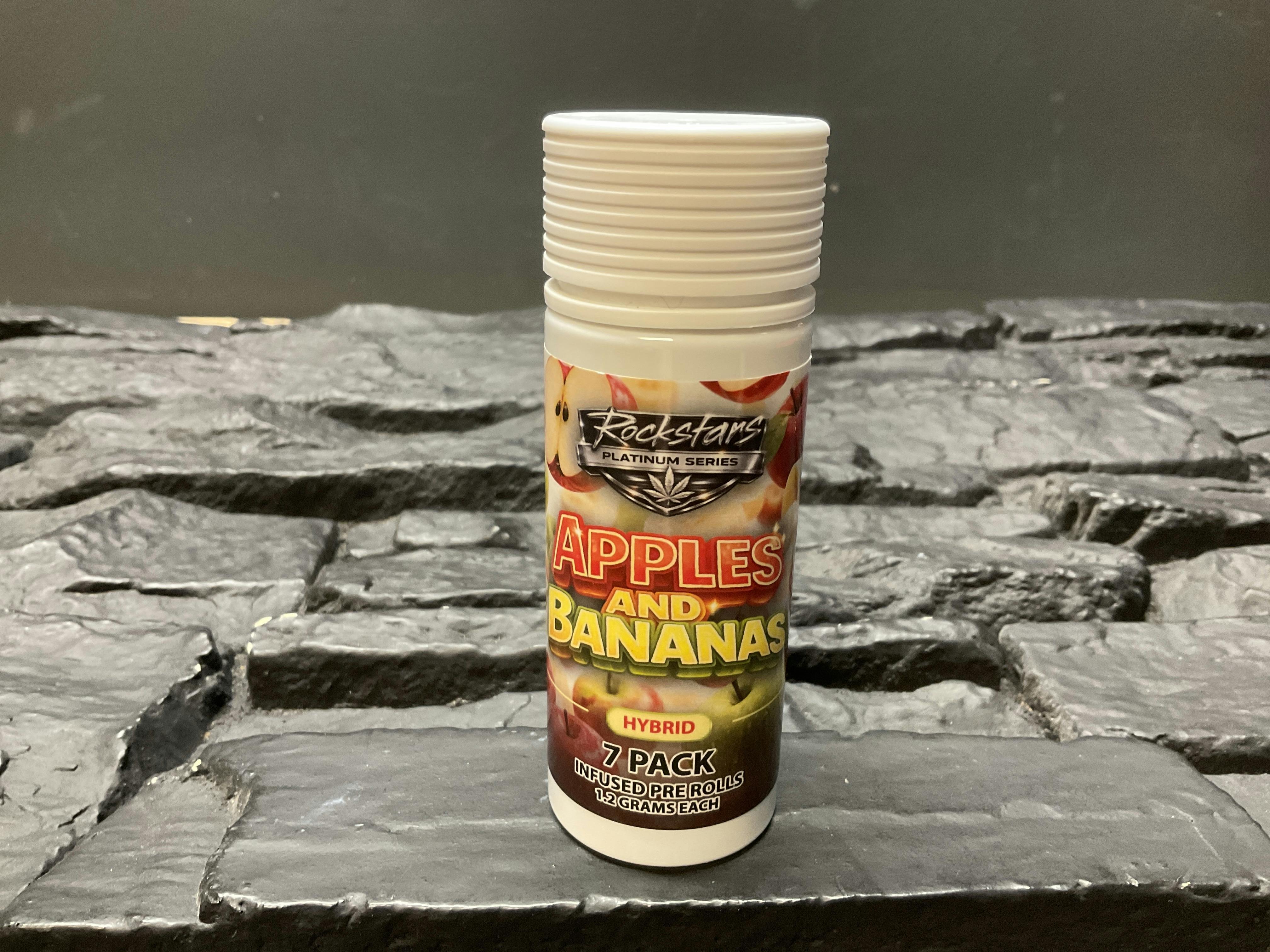 Rockstars | Infused | Hybrid | Apples & Bananas | 1.2g 7ct