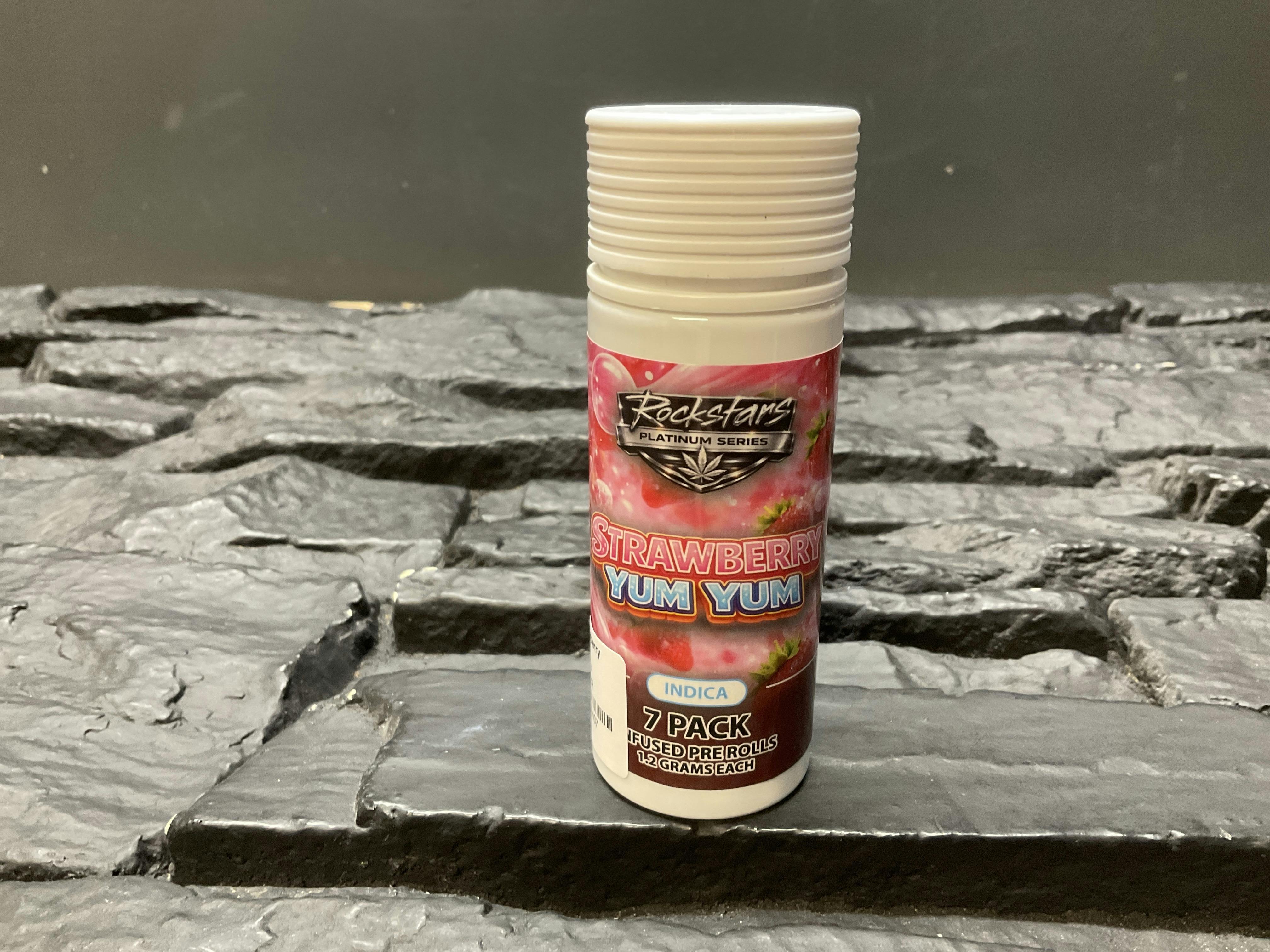 Rockstars | Infused | Strawberry Yum Yum (Indica) | 1.2g 7ct