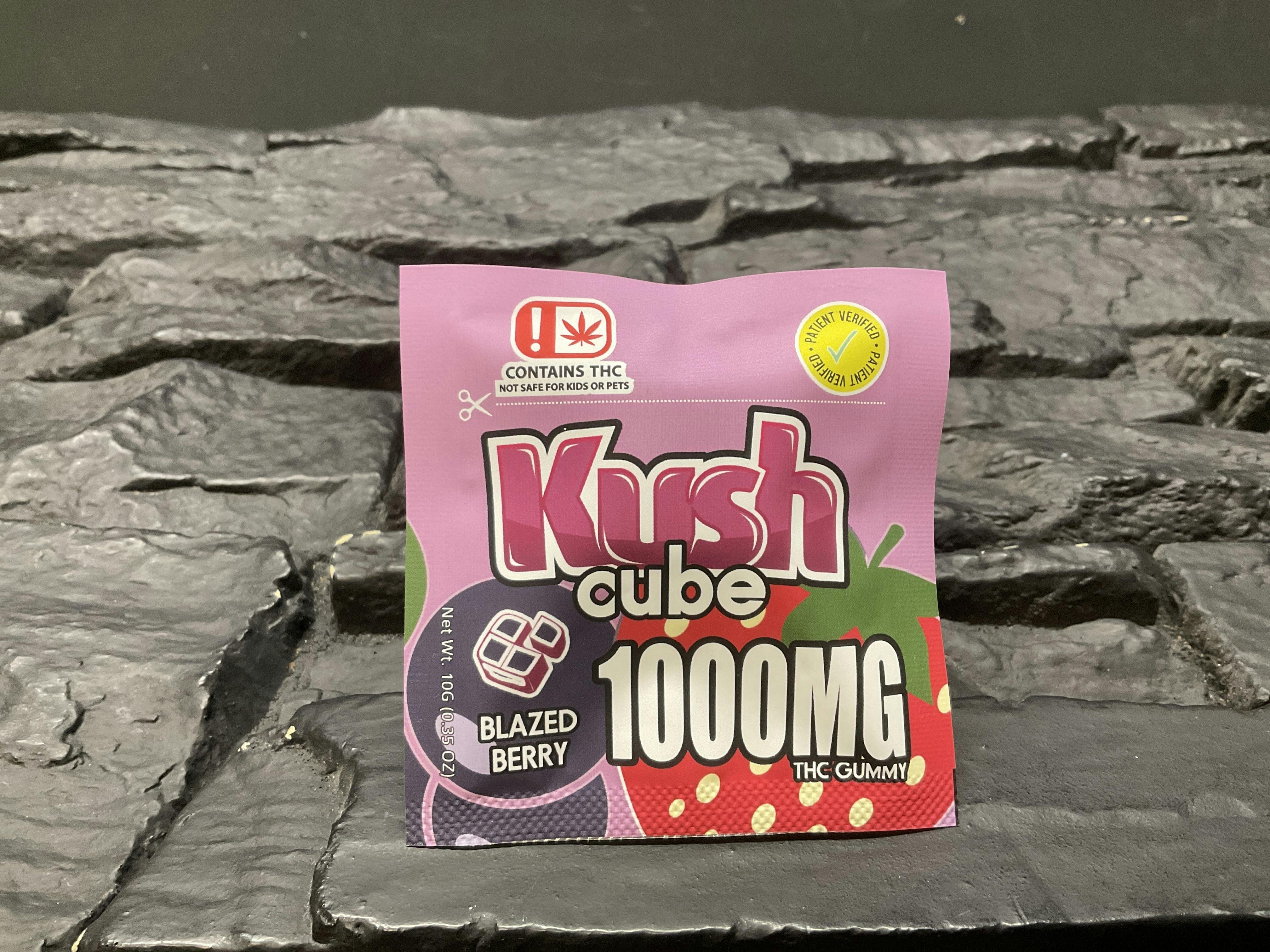 Kush Cube - SINGLE- 1000mg THC - Blazed Berry