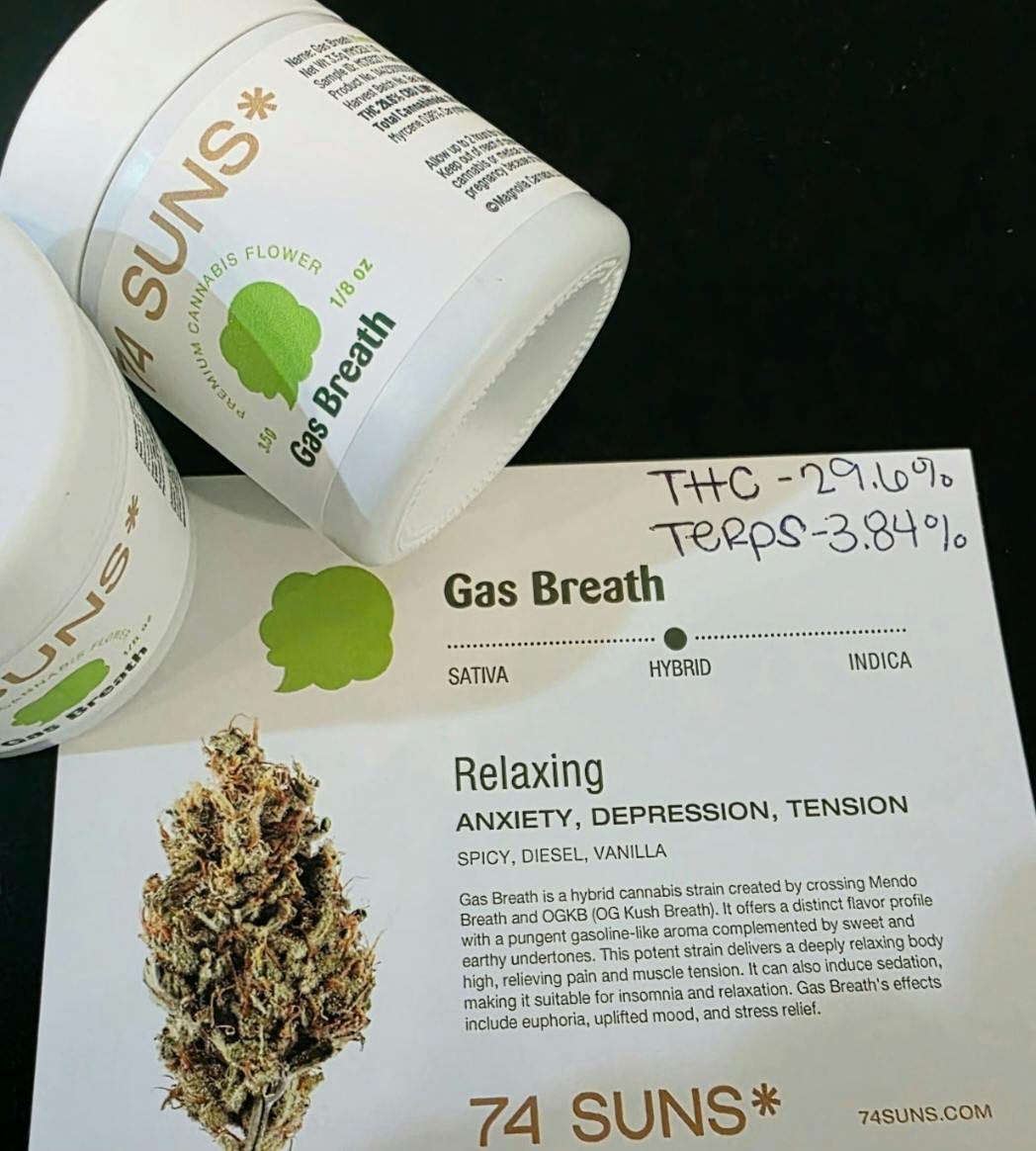 Gas Breath | 3.5G Flower Jar | 74 Suns