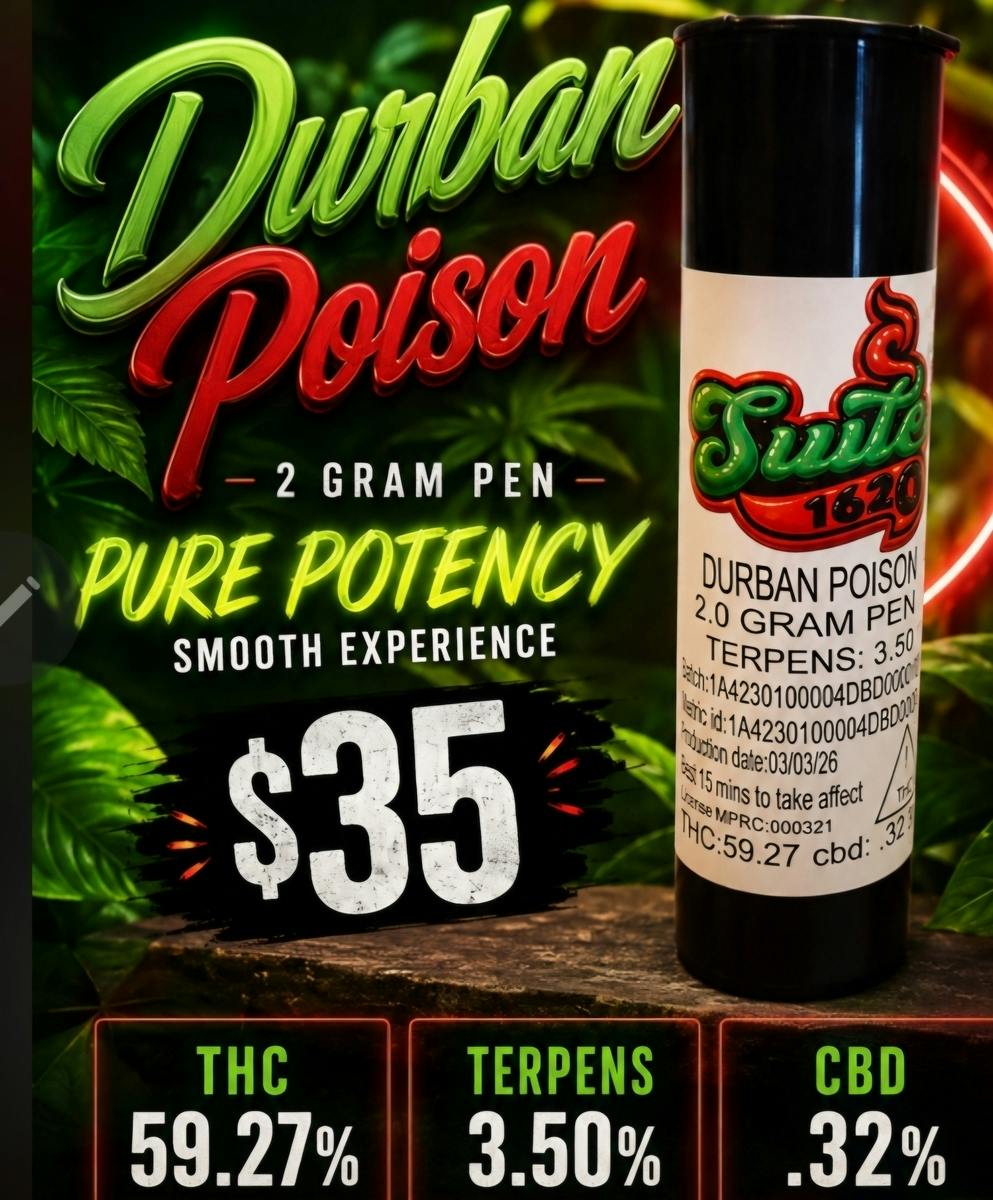 Tigers Blood | 2G Disposable Vape Pen | Suite 1620