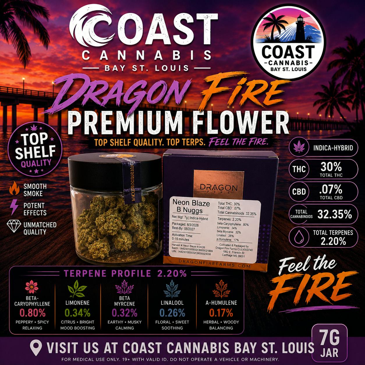 Neon Blaze | 7G Flower | Dragon Fire