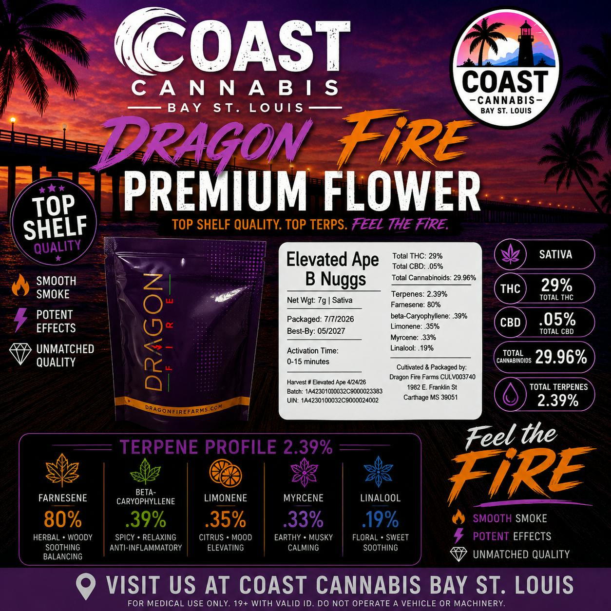 Elevated Ape Dragon Fire