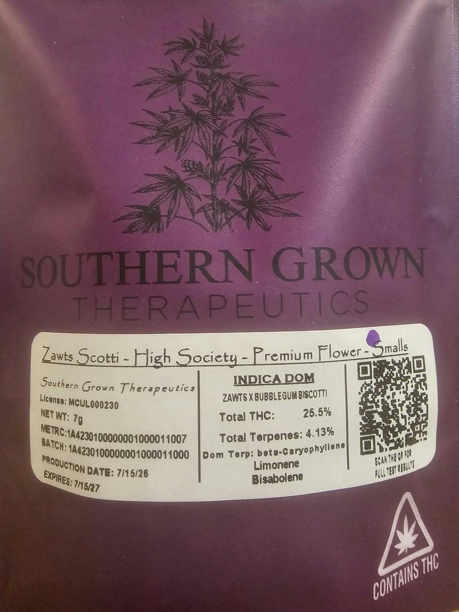 Zawts Scotti | 7G Flower | Southern Grown