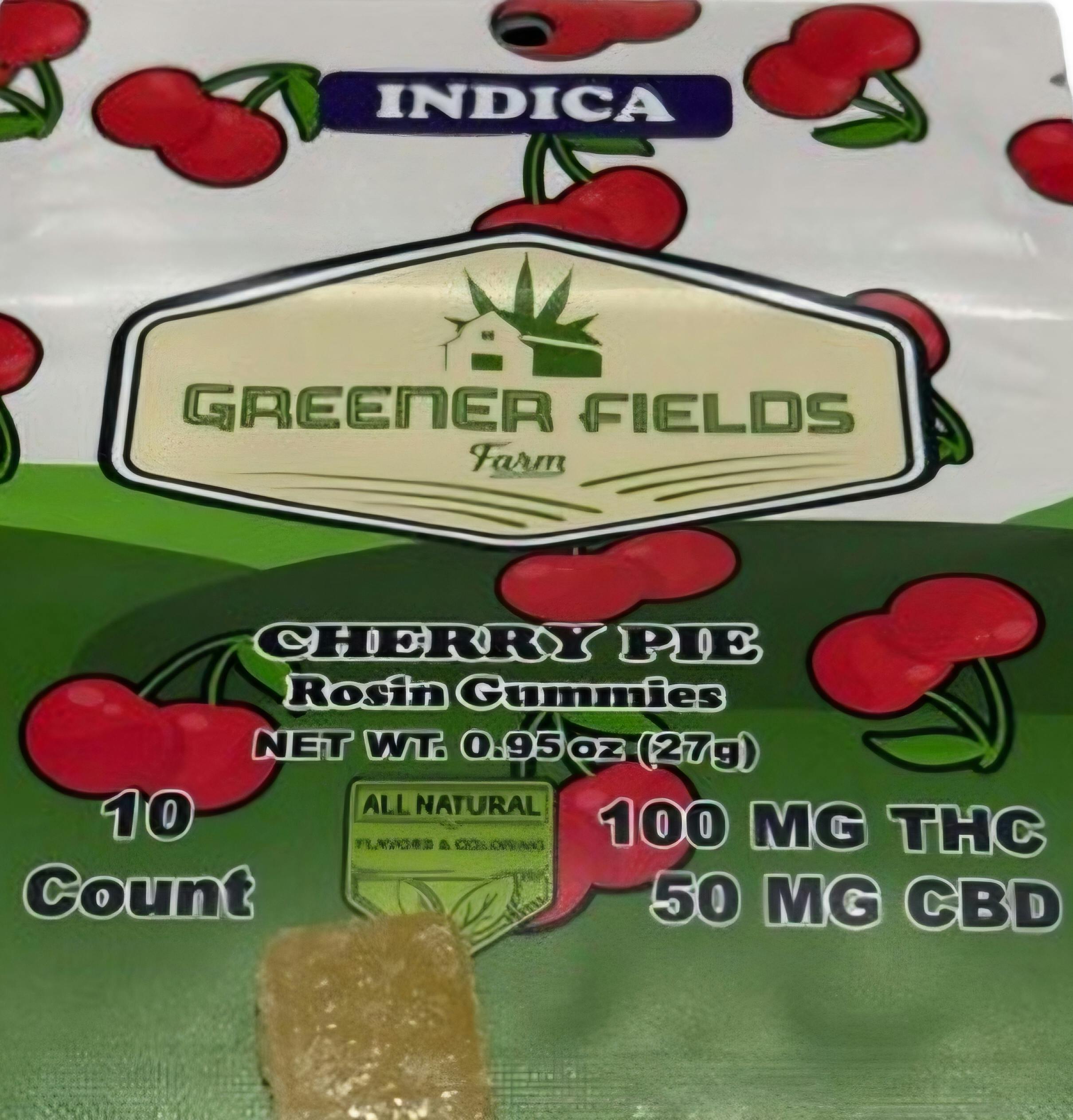 Cherry Pie | 100MG Gummies | Greener Fields