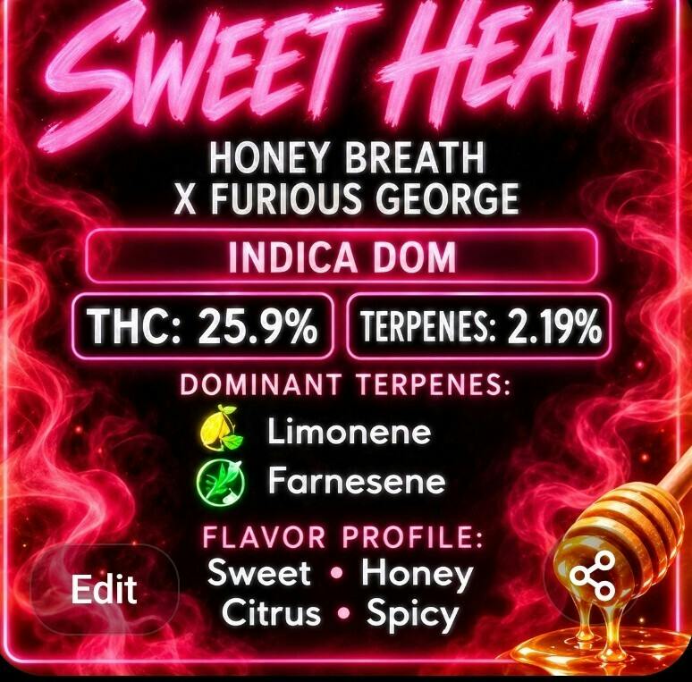 Sweet Heat | 14G Flower | Southern Grown