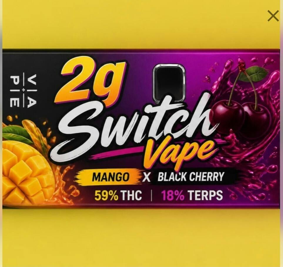 Mango and Black Cherry | 2G Switch Vape | LFG