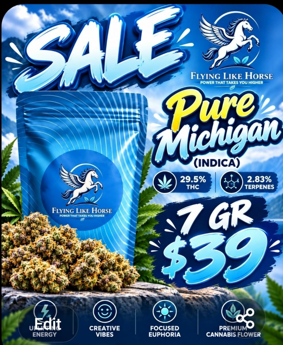 Pure Michigan | 7G Flower | Flying Like Horse