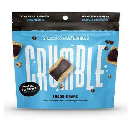 Crumble Brookie Bars 100mg 10 Pack