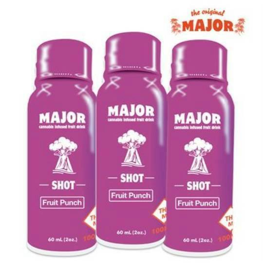 Major | Fruit Punch Shot | 100mg | 6.7oz at Coast Dispensary