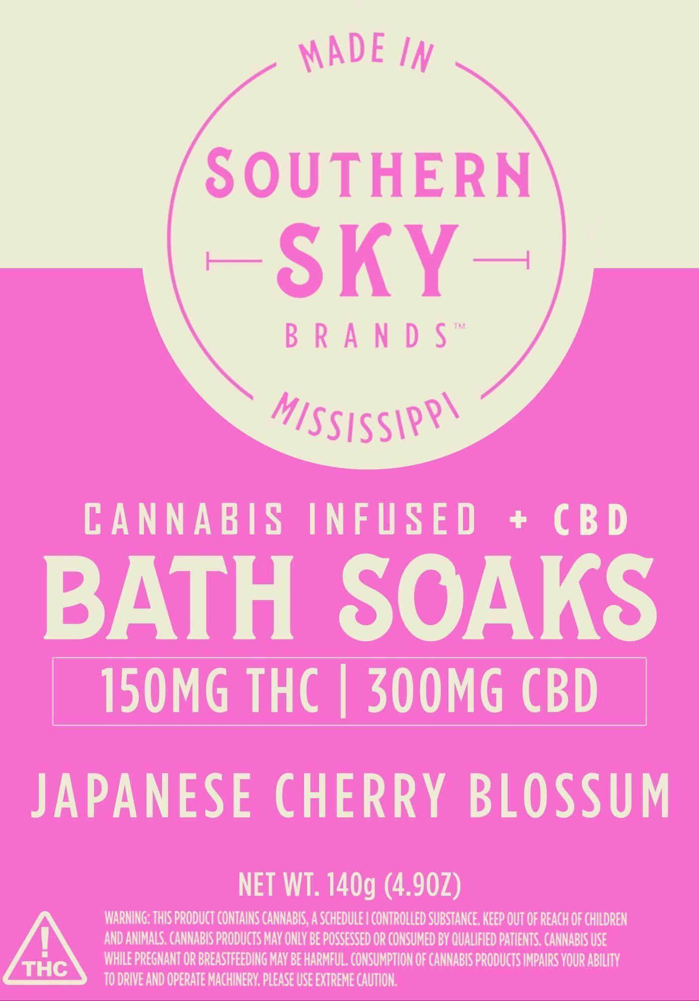 Japanese Cherry Blossom Bath Soak at Coast Dispensary