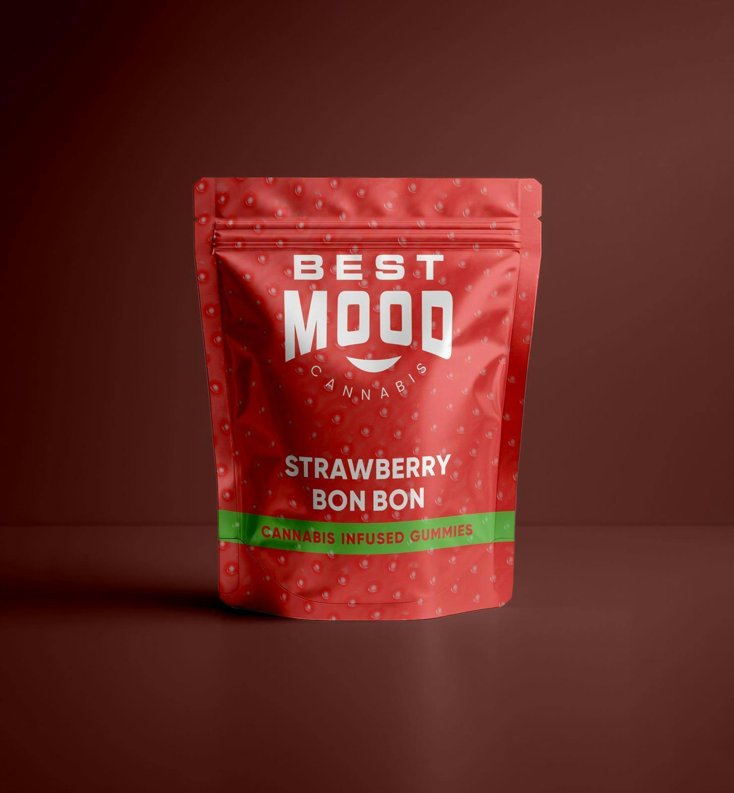 BEST MOOD - STRAWBERRY BON BONS GUMMIES - 1000 MG
