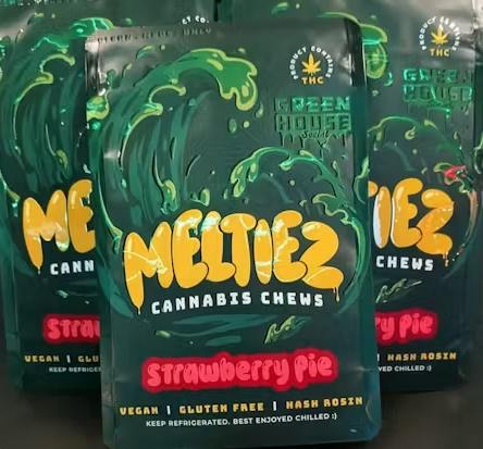 Meltiez- Strawberry Pie - 100mg Rosin Chews