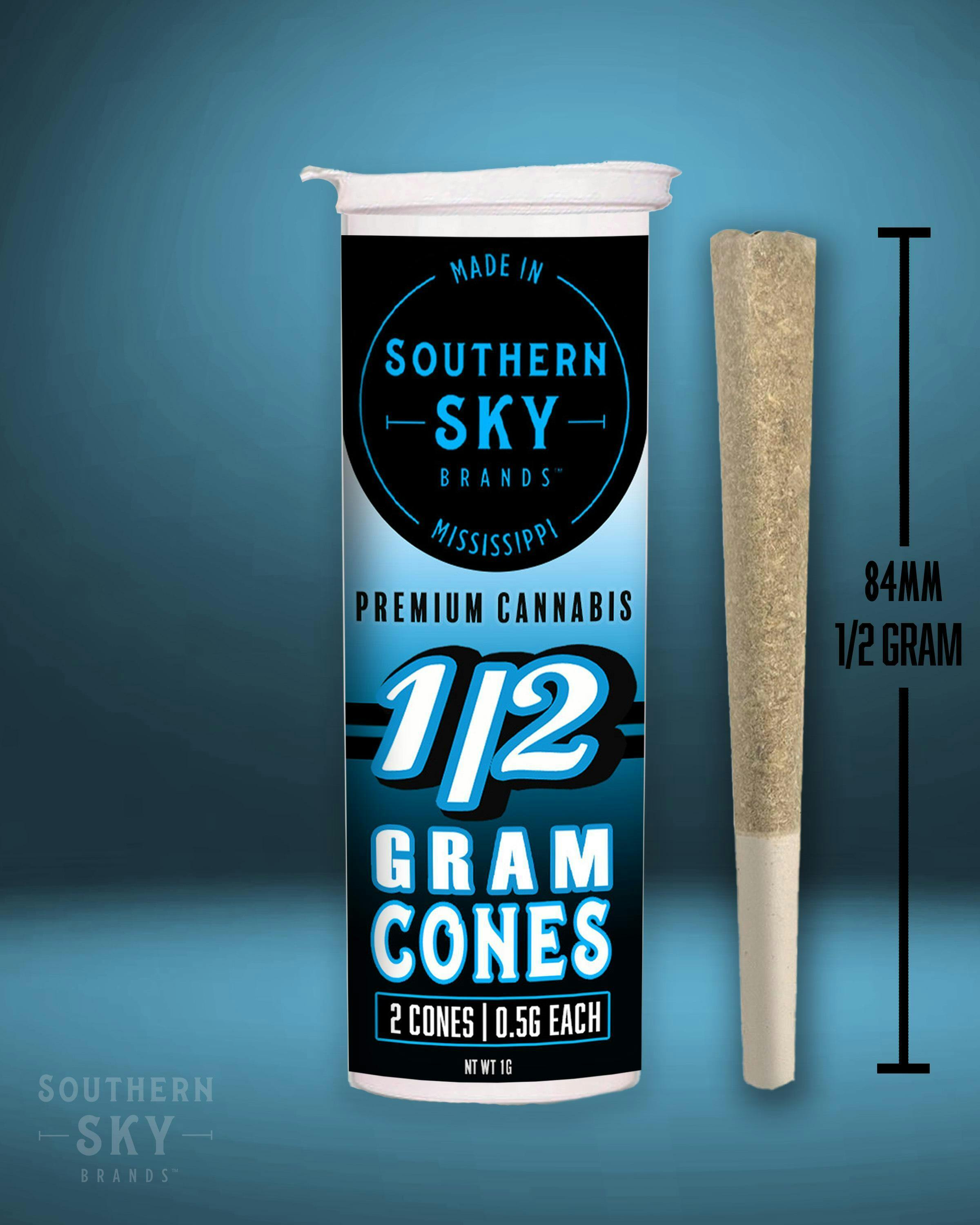 Southern Sky - Blue Ape - 2PK .5 Gram Pre-roll