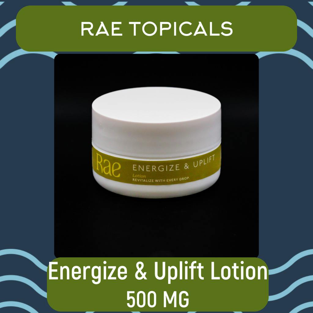 RAE Energize & Uplift | Infused Lotion 500mg